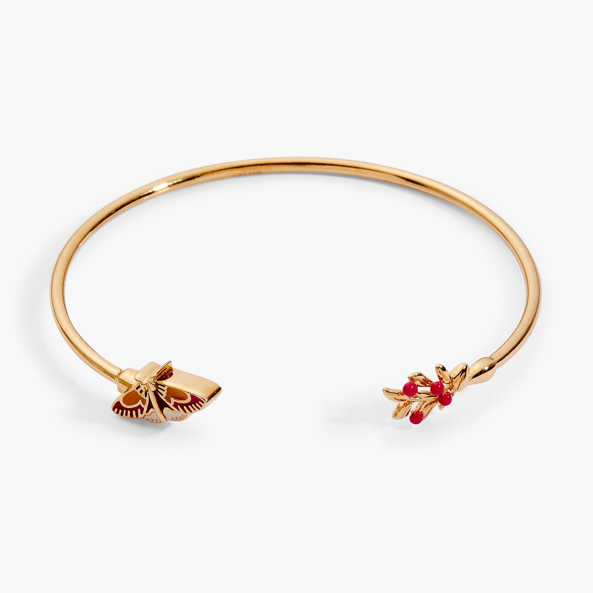Woodland Moth Flex Cuff Gold