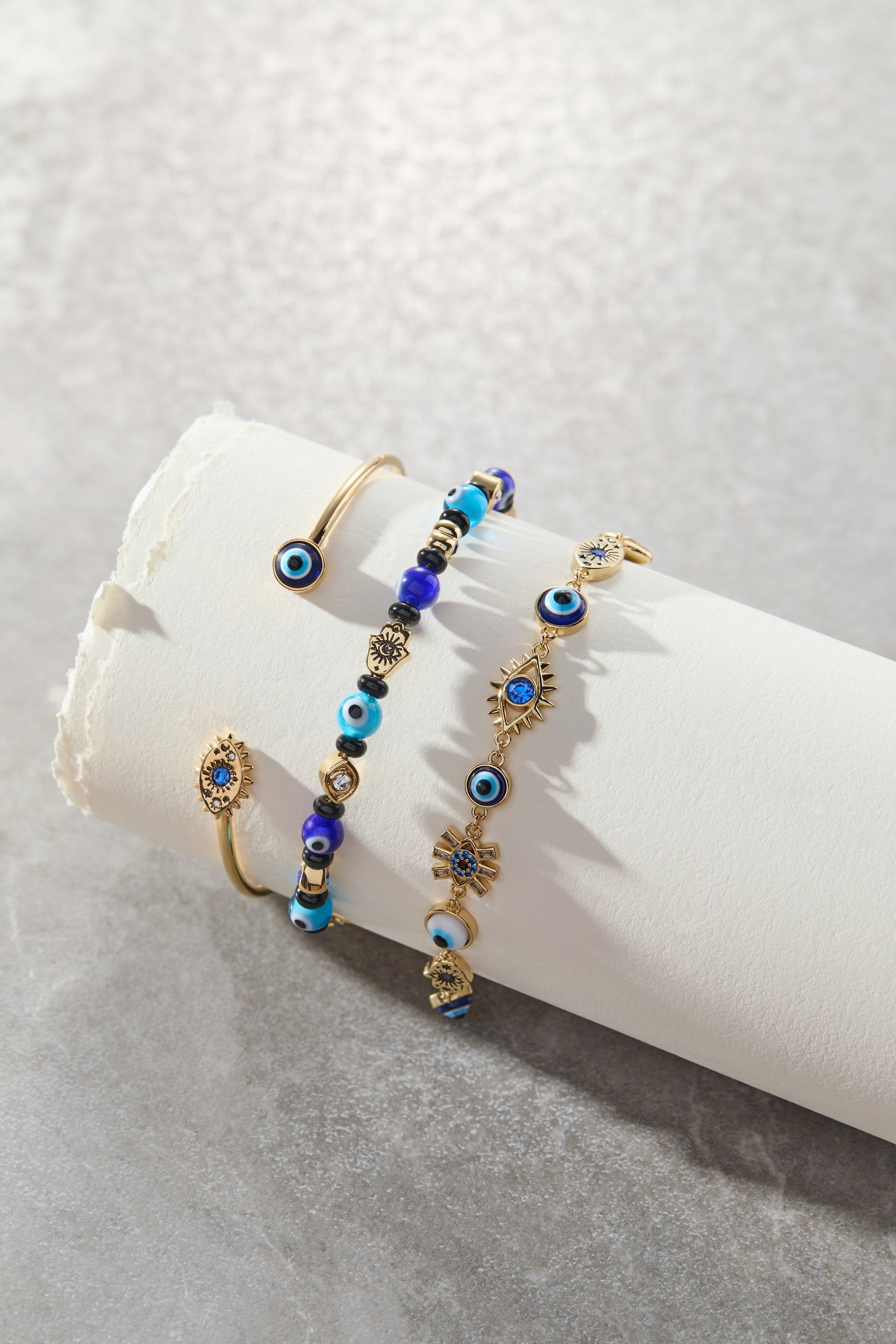 SOM - Evil Eye Flex cuff Gold