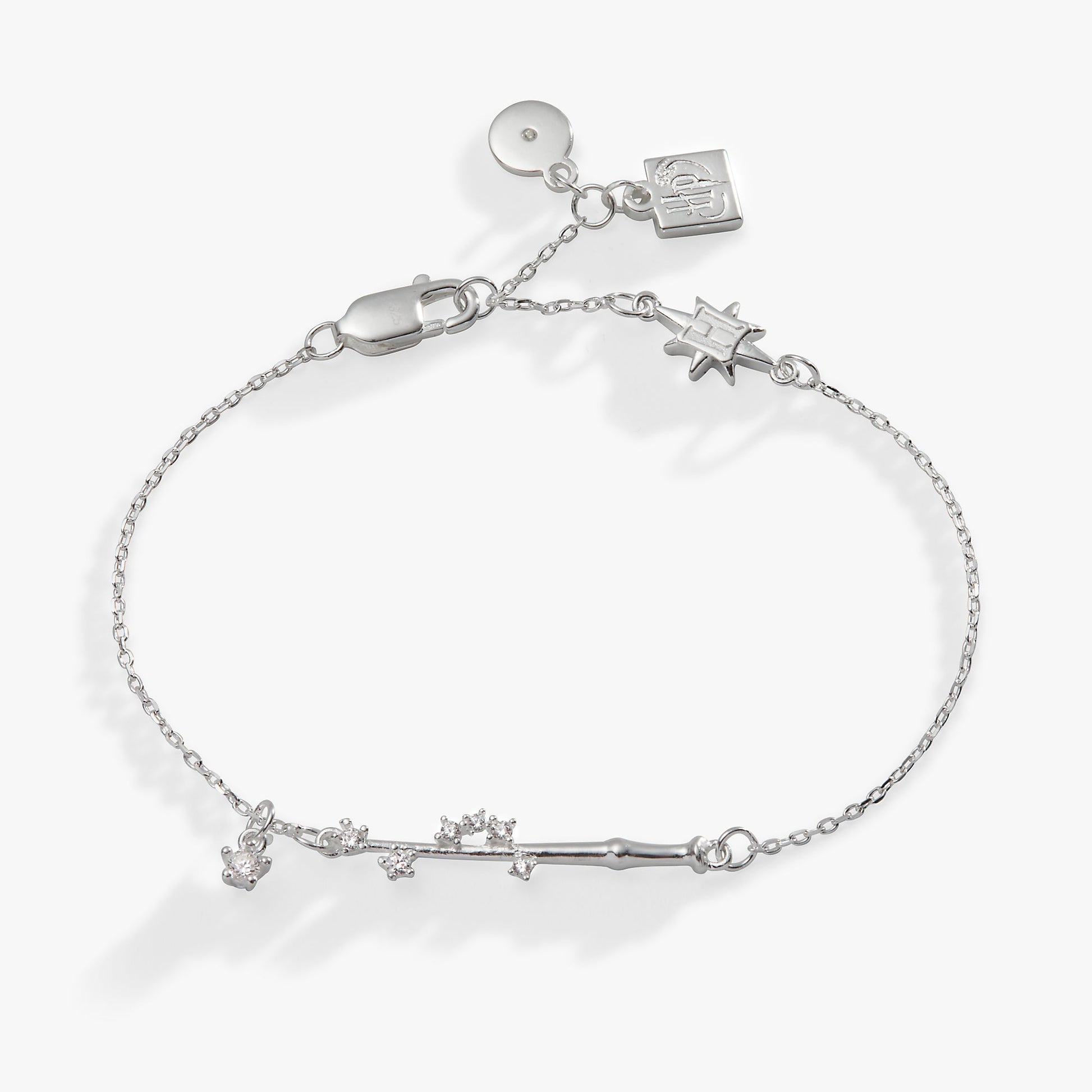 Harry Potter™ Wand Adjustable Bracelet Sterling Silver
