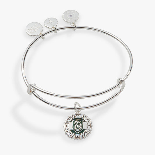 Harry Potter™ Slytherin House Charm Bangle Silver