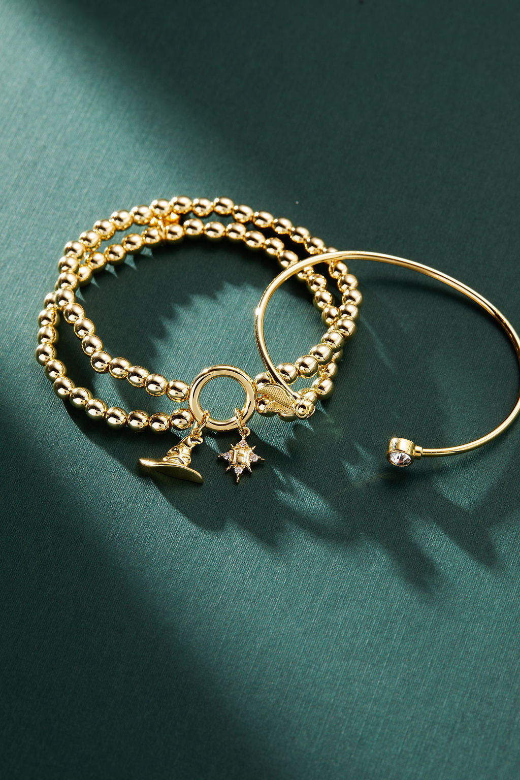Harry Potter™ Golden Snitch + Crystal Flex Cuff Gold