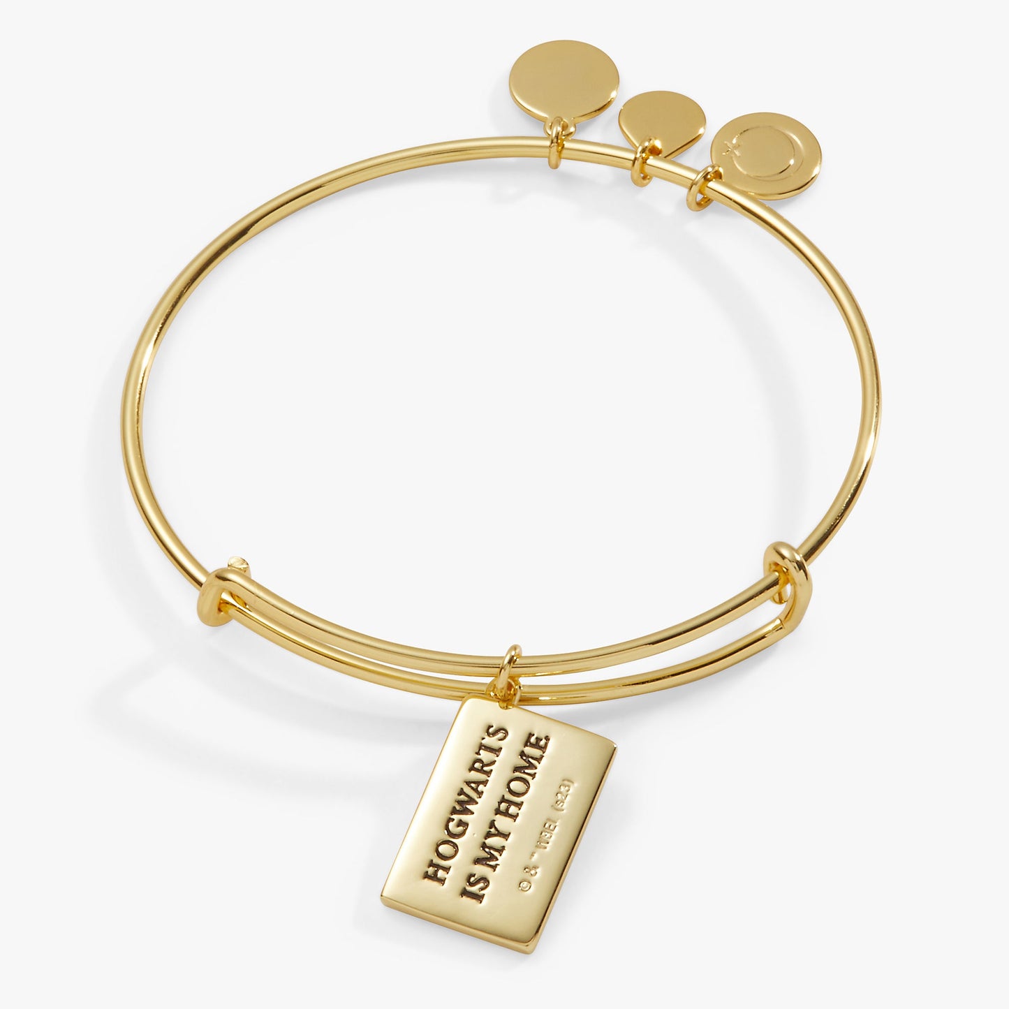 Harry Potter™ Acceptance Letter Charm Bangle Gold