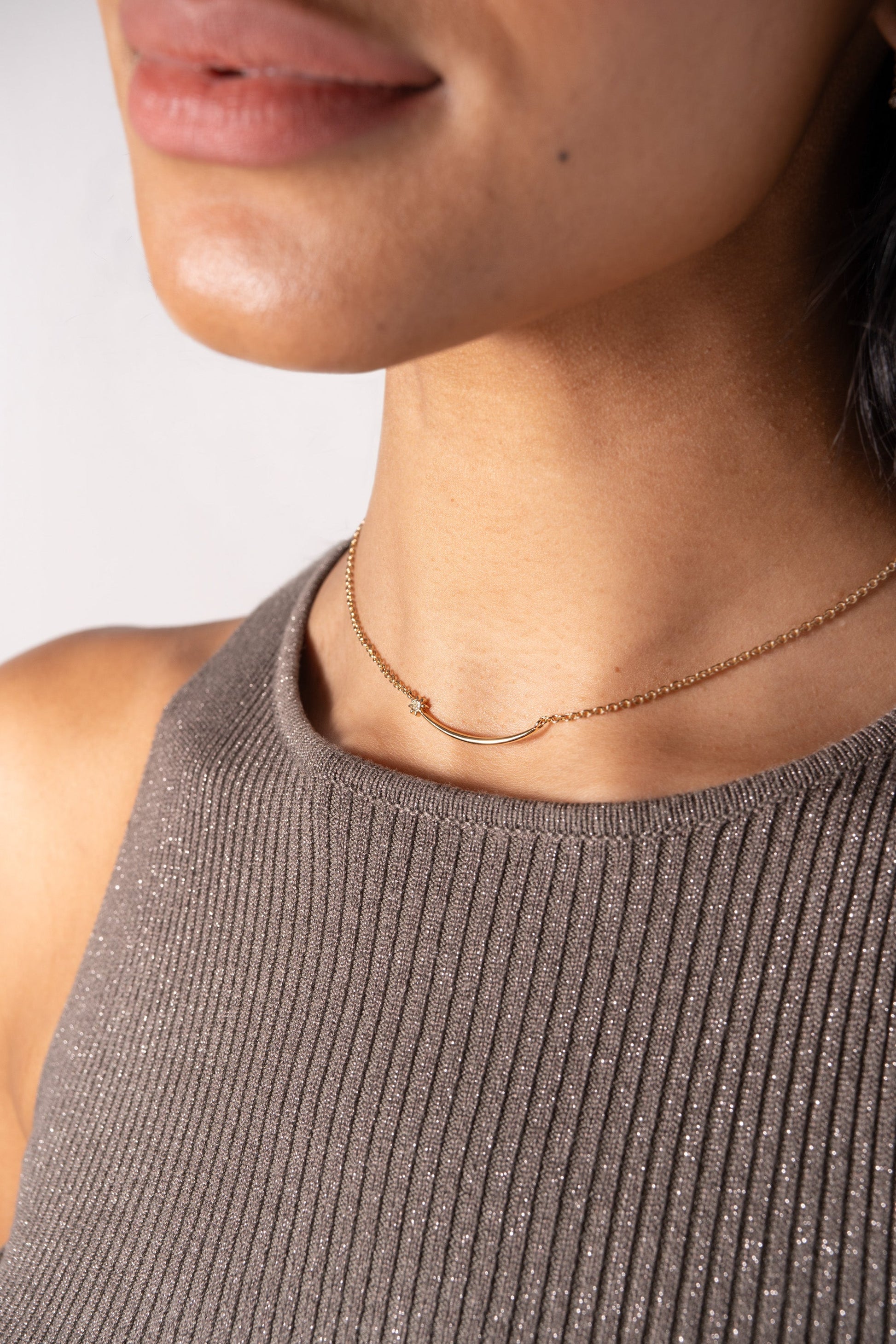 Celestial Shooting Star Necklace Gold