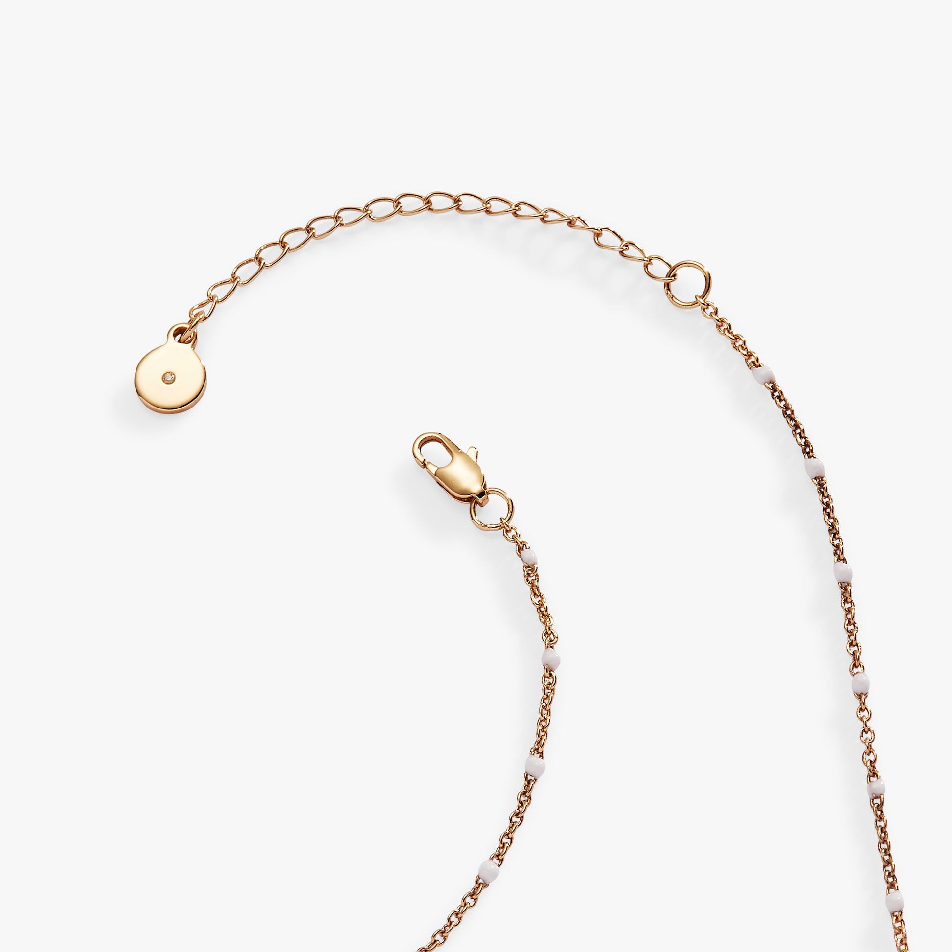 Snowwoman Necklace Shiny Gold
