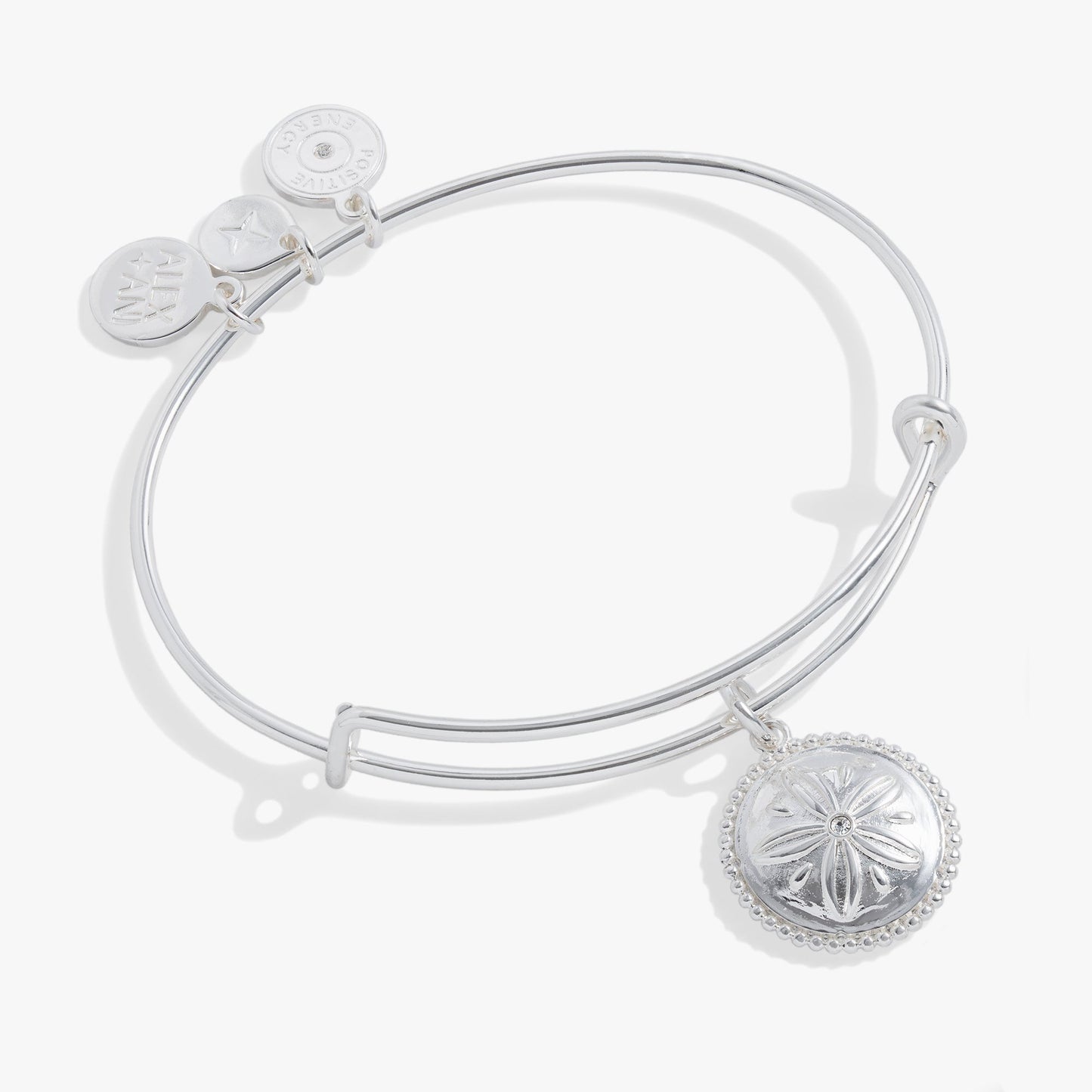 Sand Dollar Charm Bangle Gold