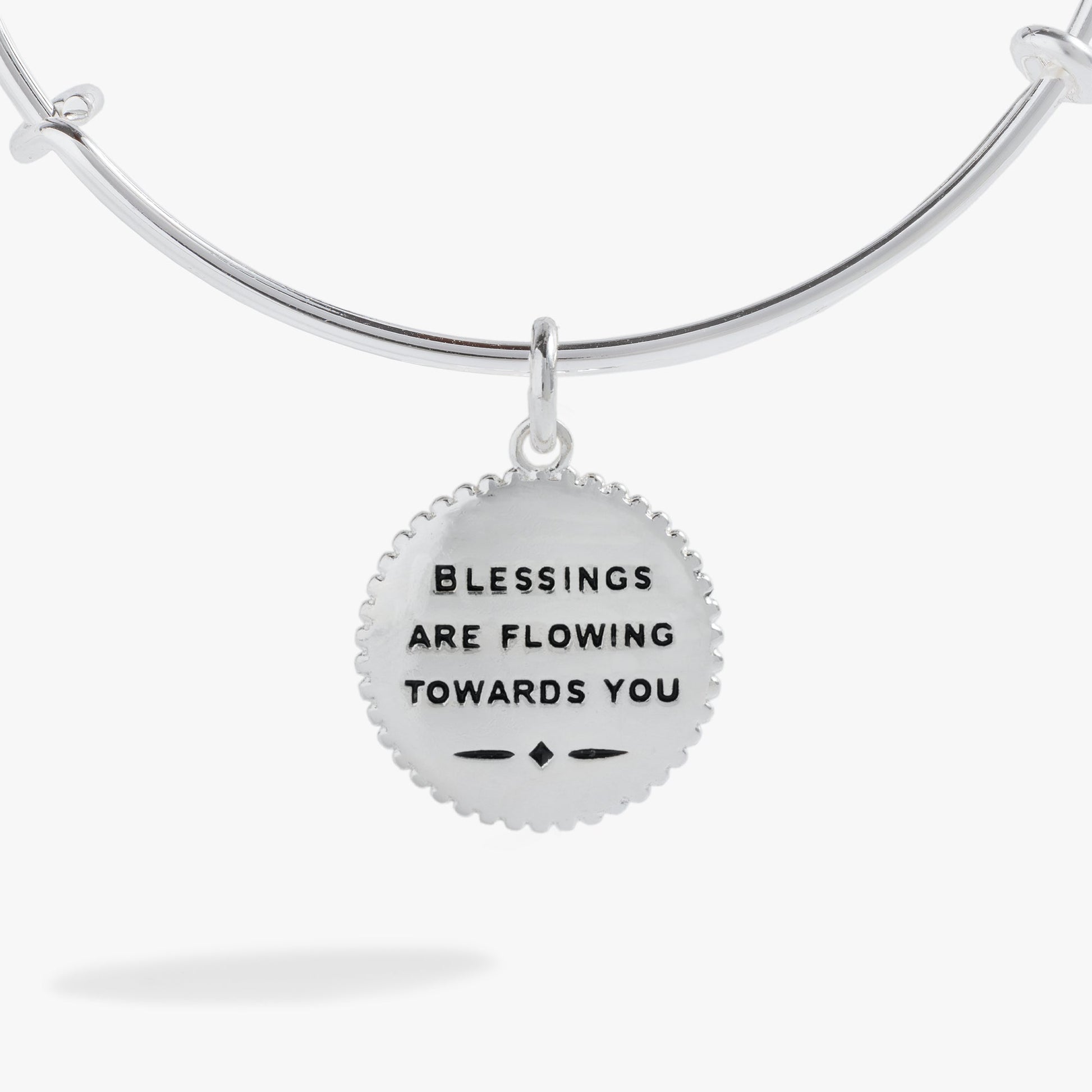 Sand Dollar Charm Bangle Gold