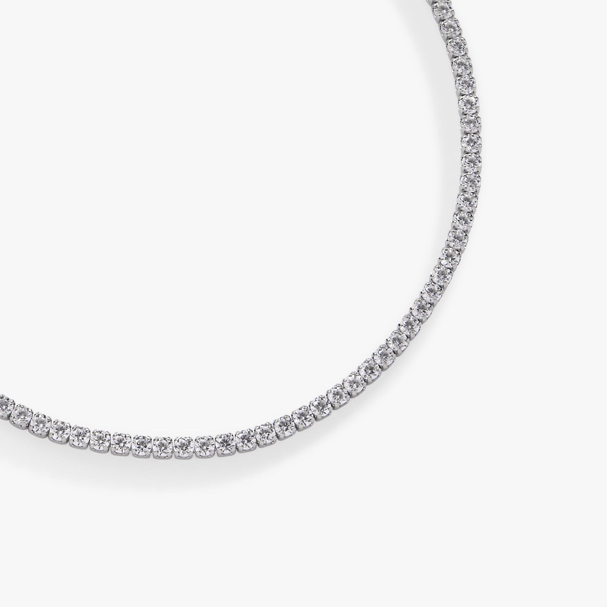 Mini Tennis Bracelet Stainless Steel Gold