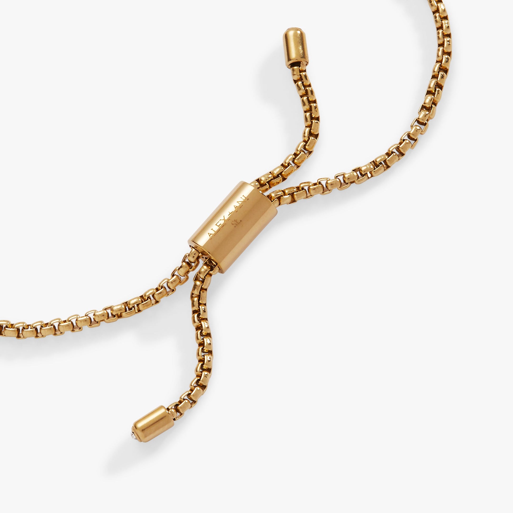 Rainbow Ombre Pave Bolo Stainless Steel Gold