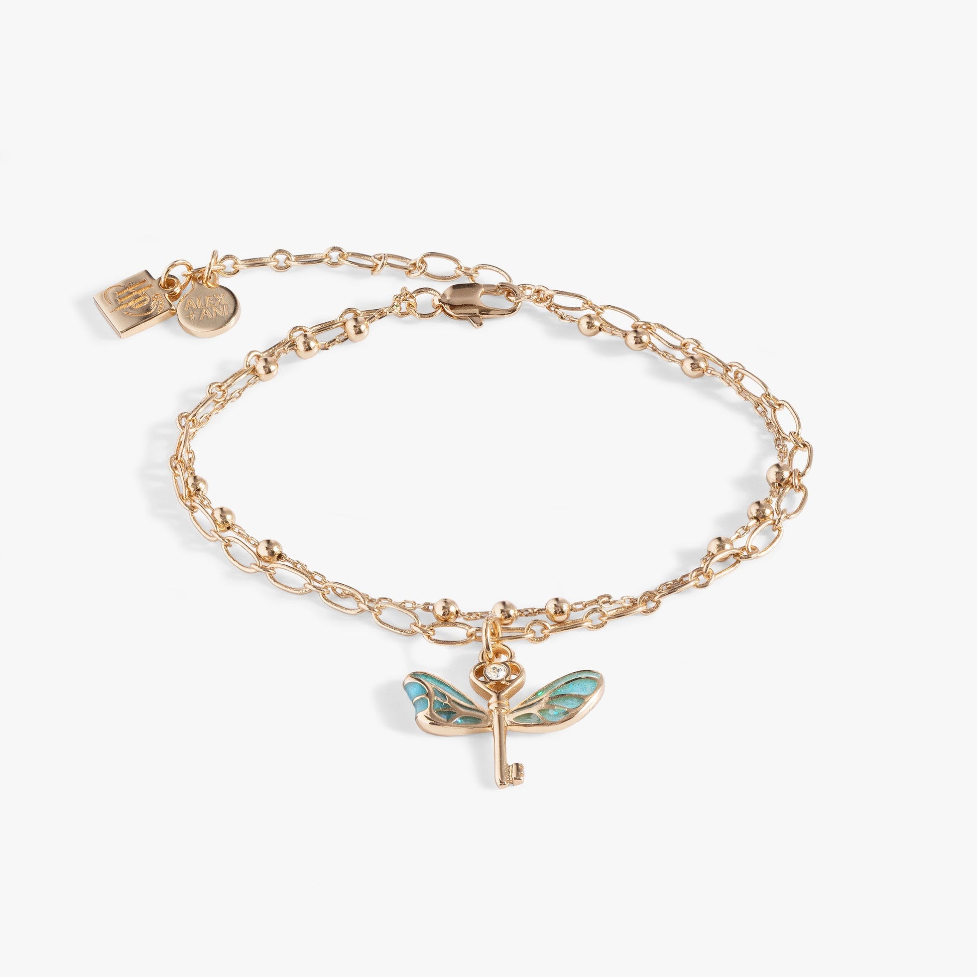 Harry Potter, Flying Keys Adjustable Bracelet Gold