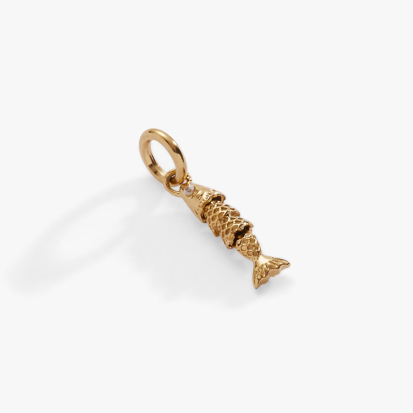 Fish Interchangeable Charm Stainless Steel Gold