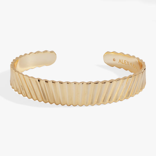 Palm Textured Cuff Gold