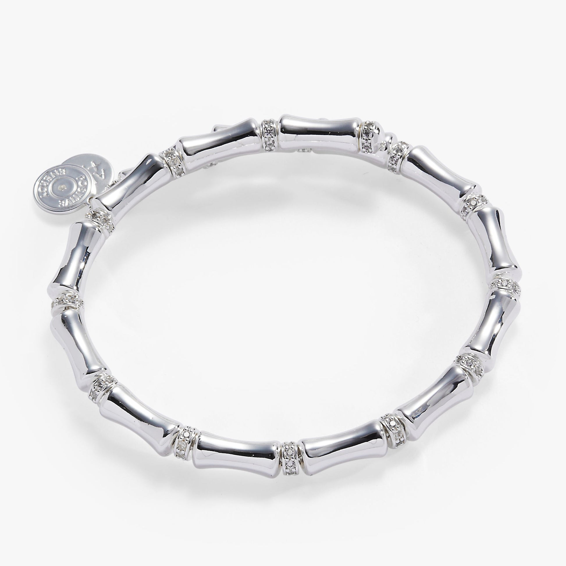 Bamboo Wrap Bracelet Silver