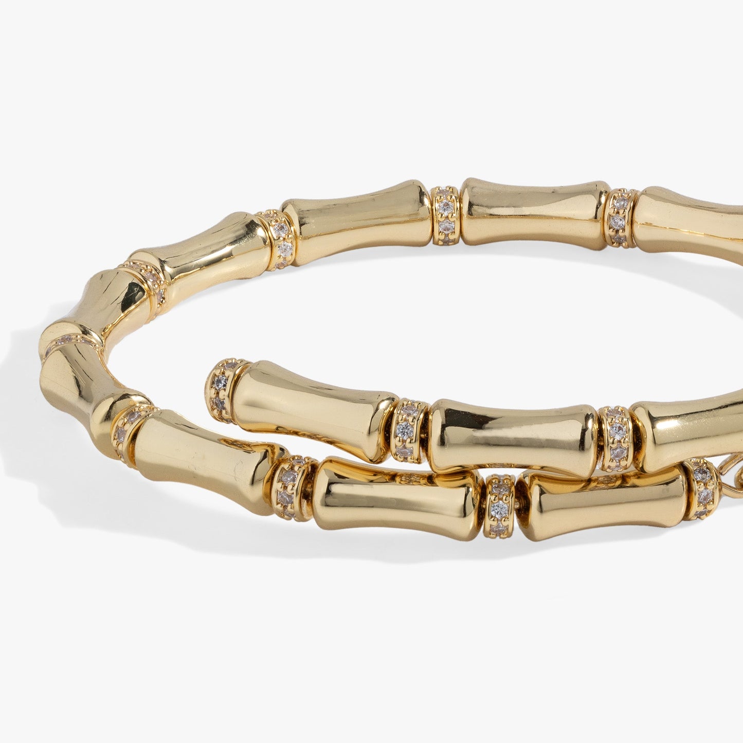Bamboo Wrap Bracelet Silver