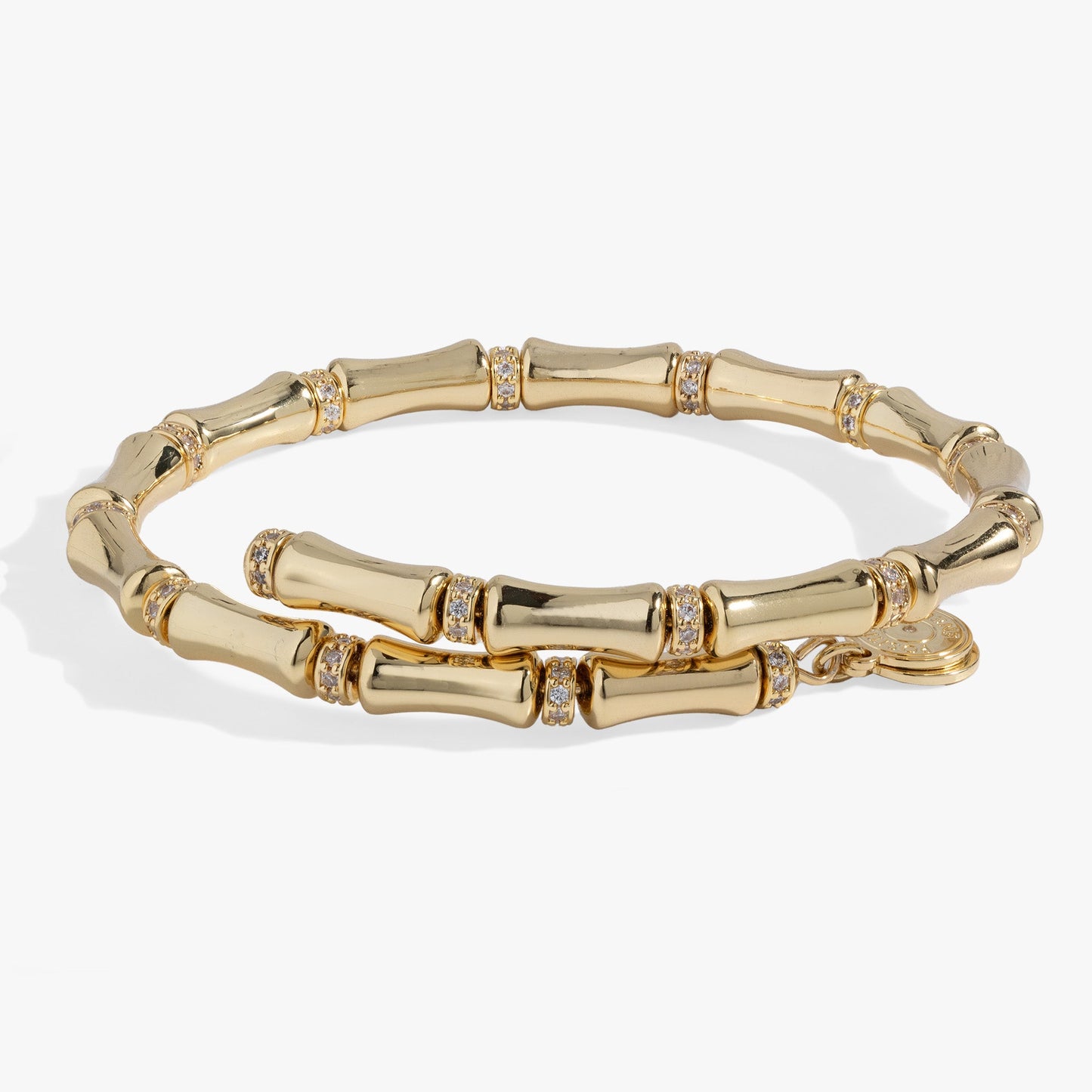 Bamboo Wrap Bracelet Silver