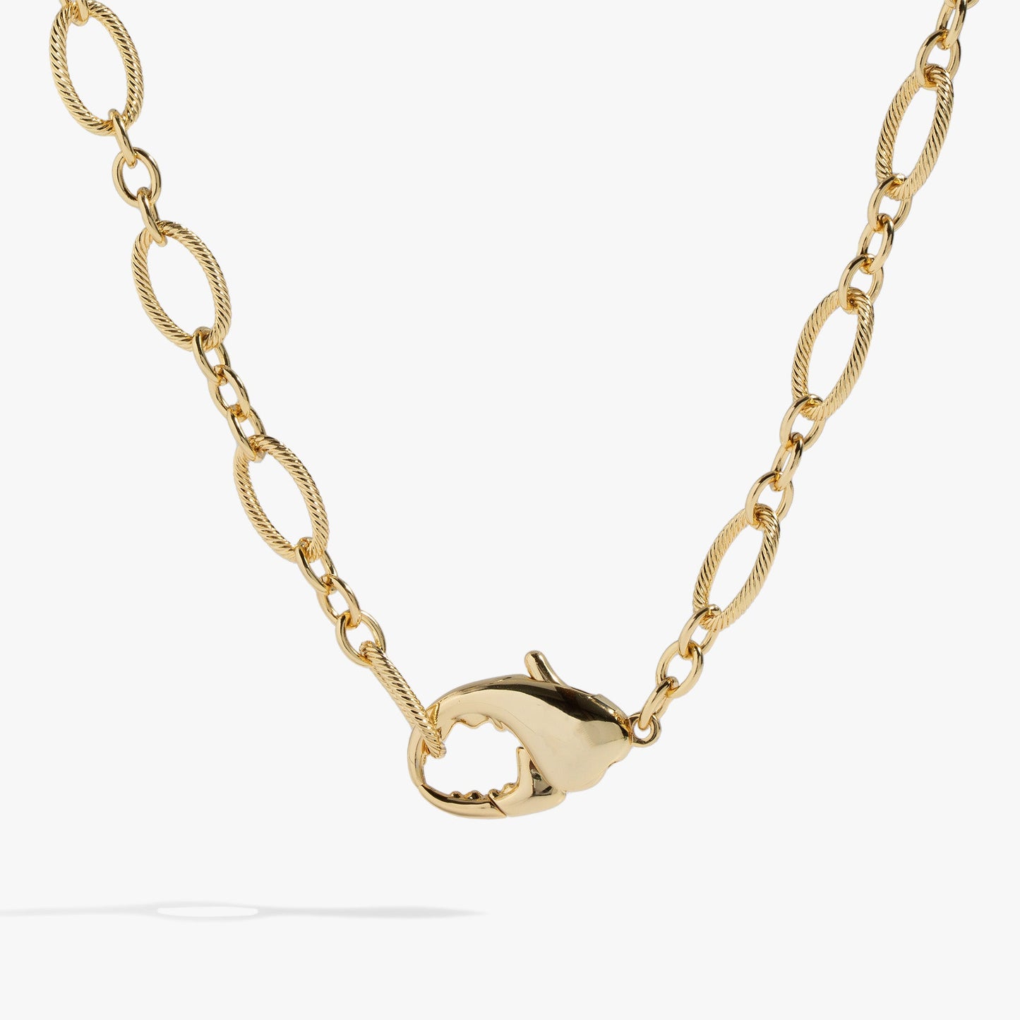 Lobster Claw Convertable Wrap Bracelet Gold