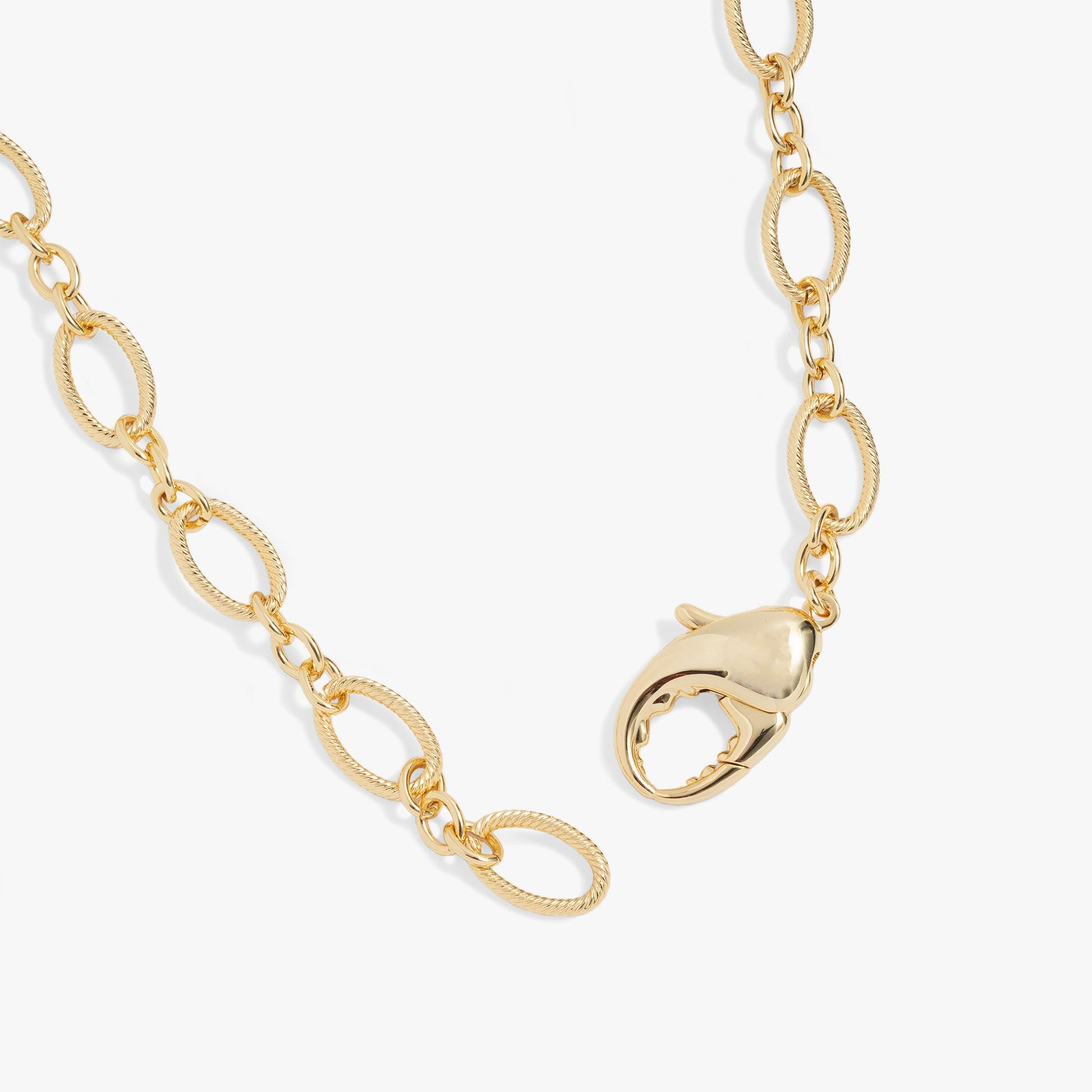 Lobster Claw Convertable Wrap Bracelet Gold