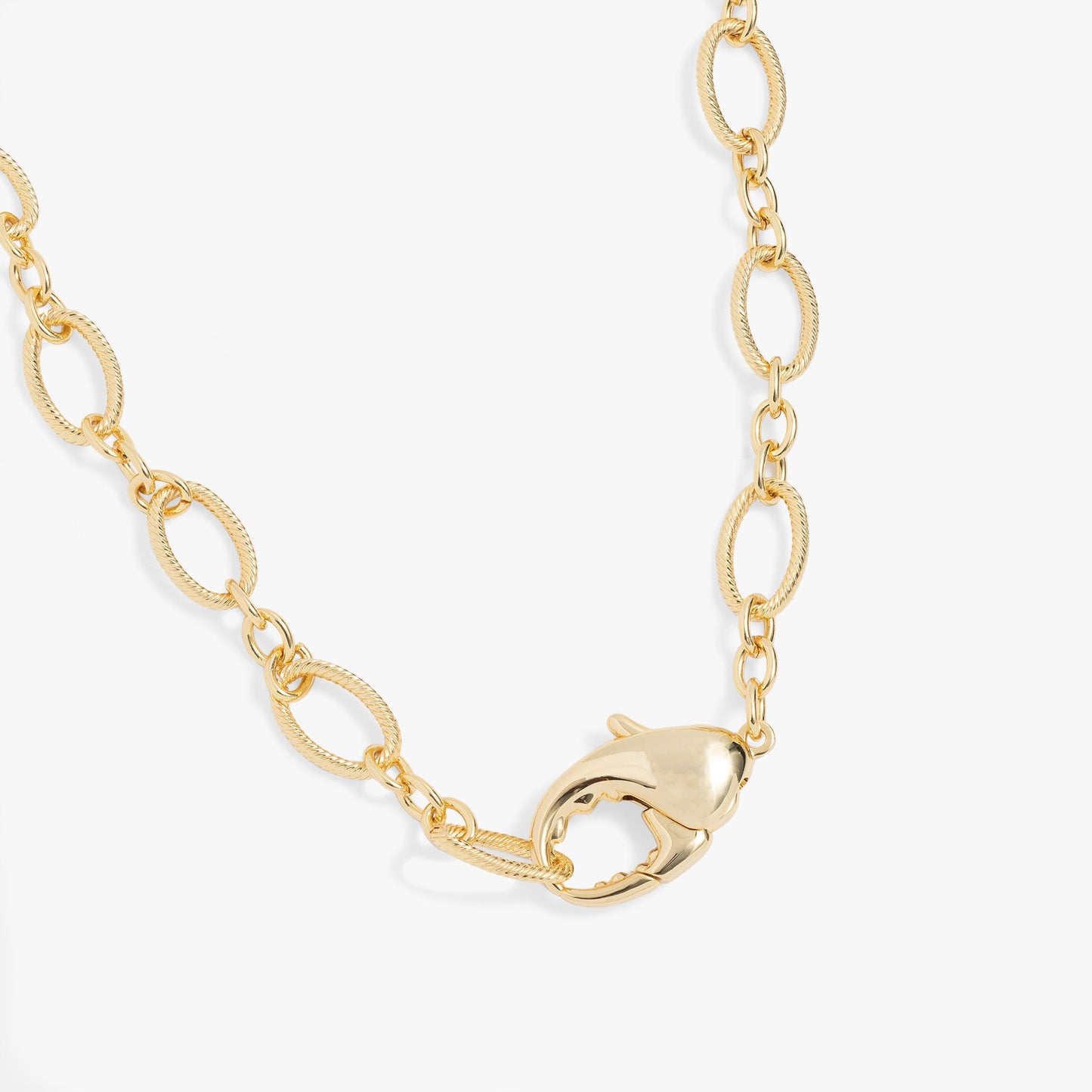 Lobster Claw Convertable Wrap Bracelet Gold