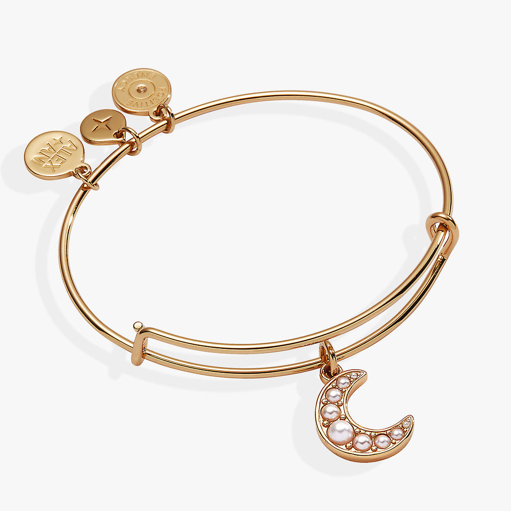 Pearl Moon Bangle Gold