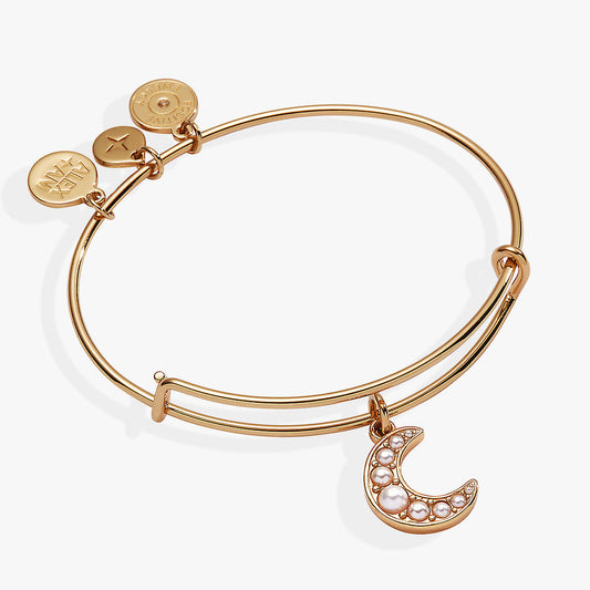 Pearl Moon Bangle Gold