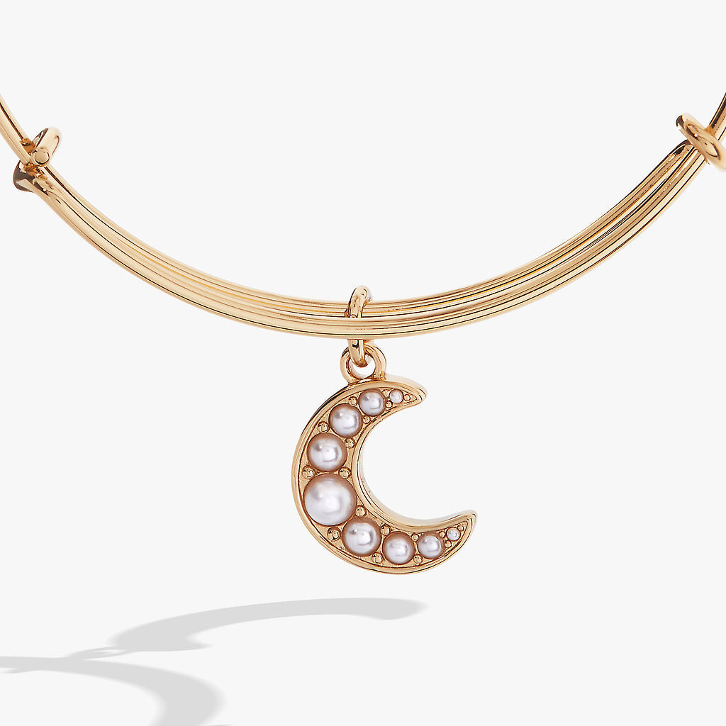 Pearl Moon Bangle Gold