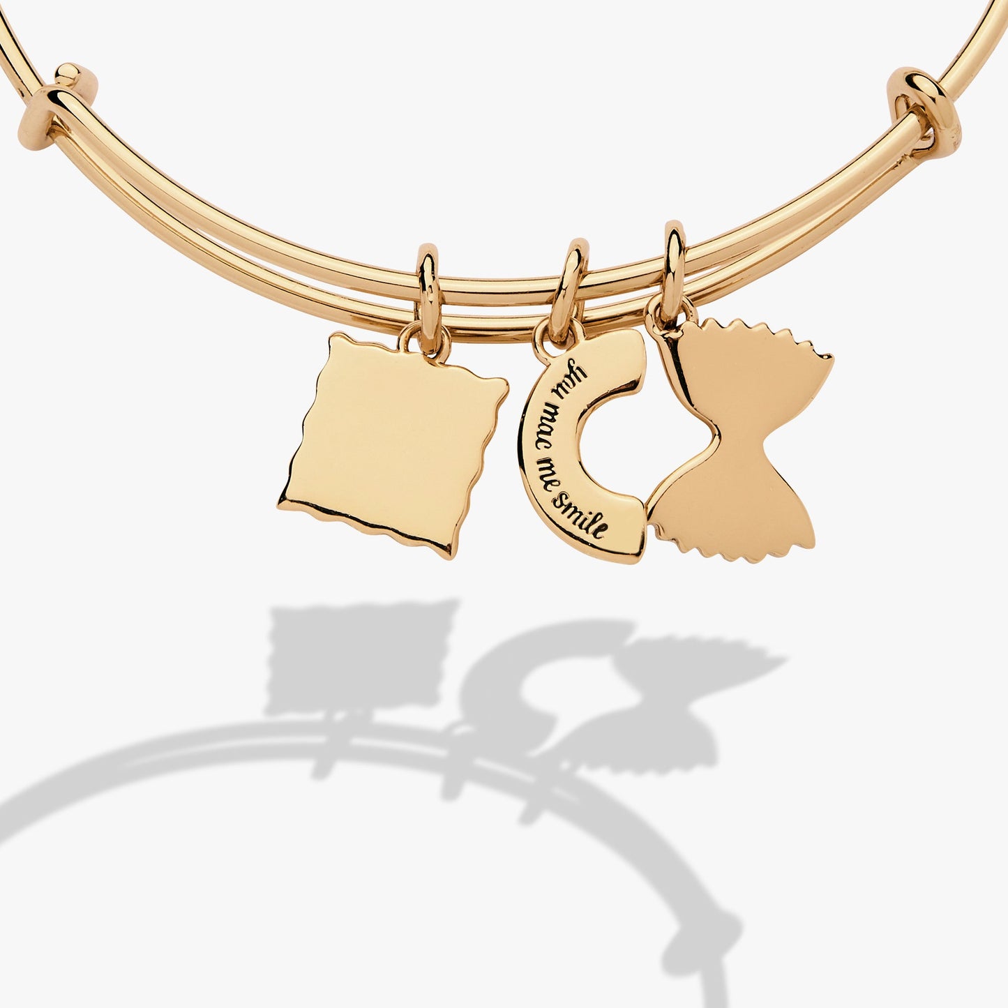 Pasta Multi Charm Bangle Gold