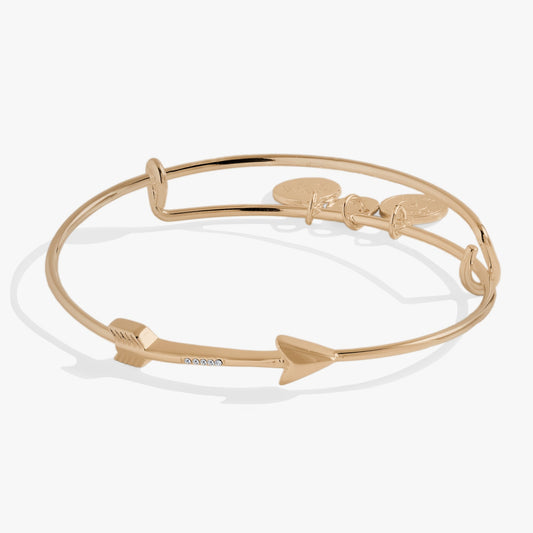 In-Line Arrow Bangle Gold