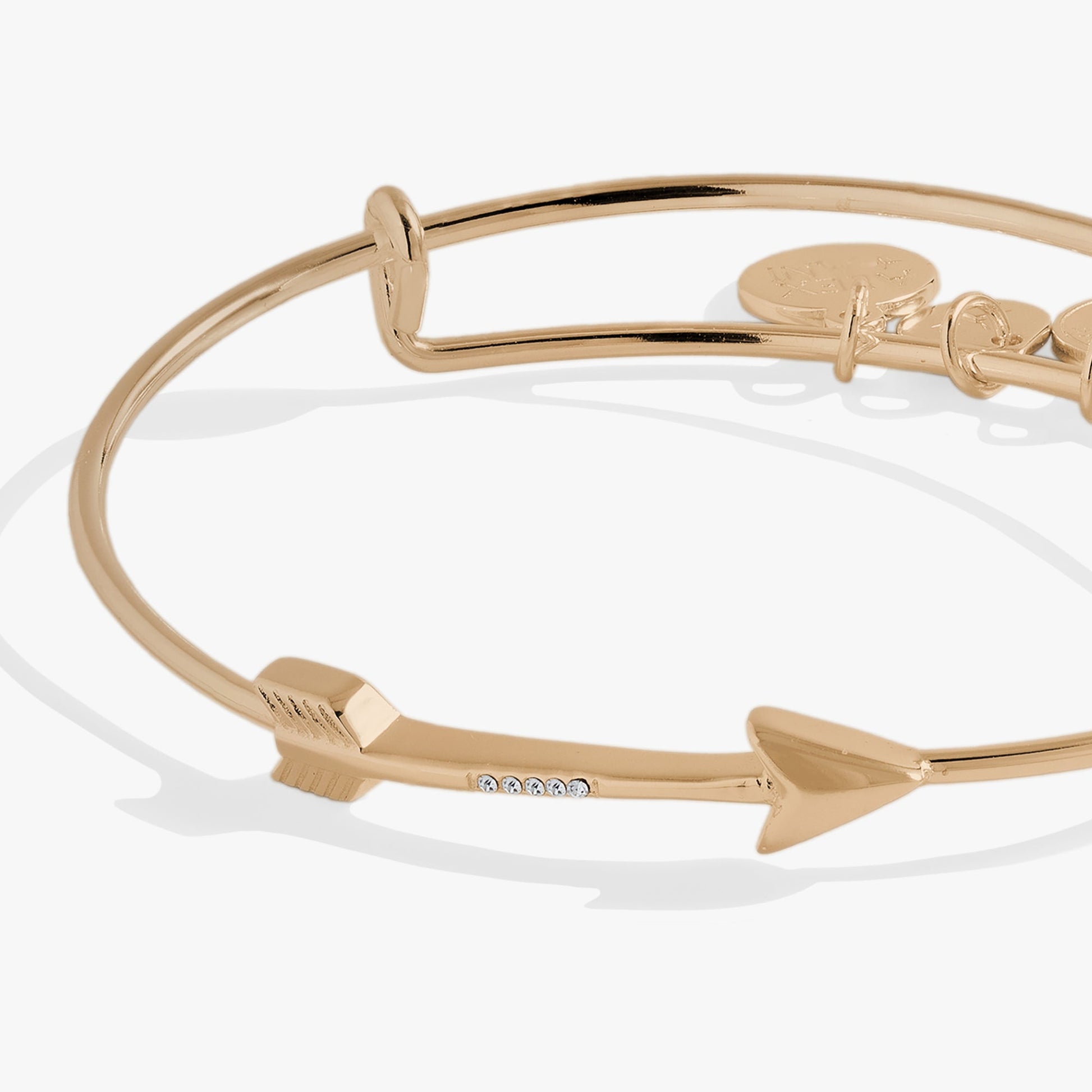 In-Line Arrow Bangle Gold