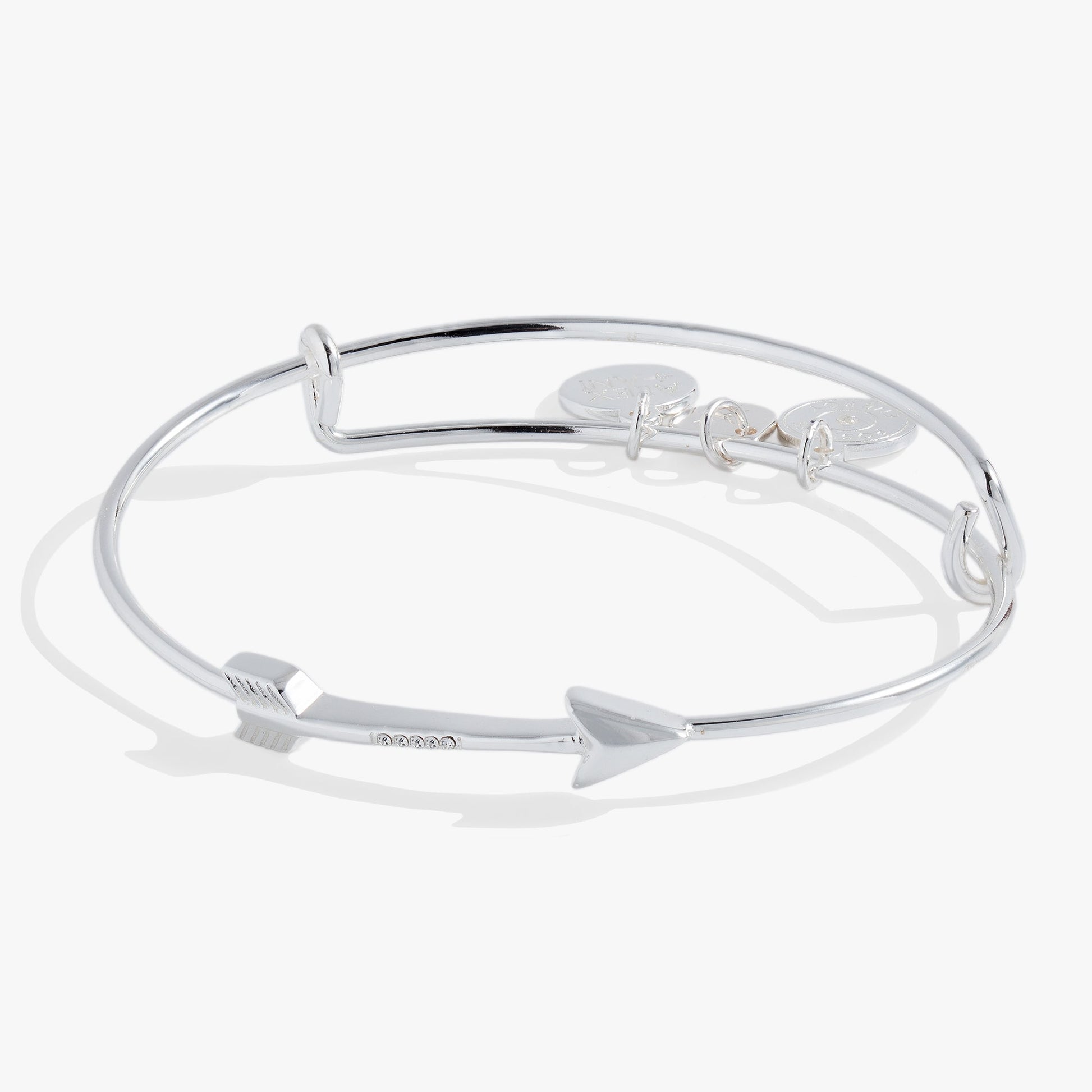 In-Line Arrow Bangle Gold