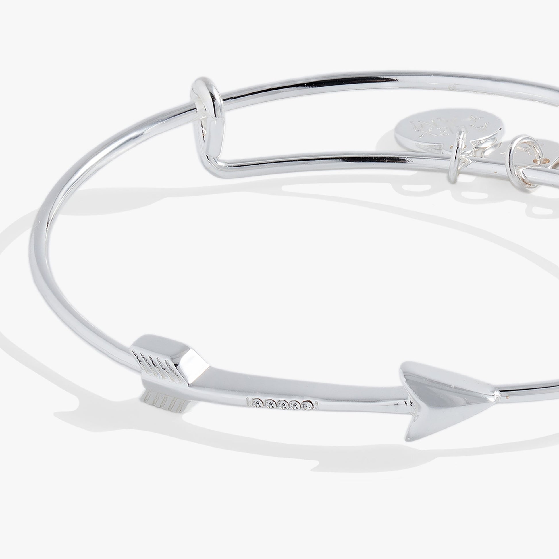 In-Line Arrow Bangle Gold