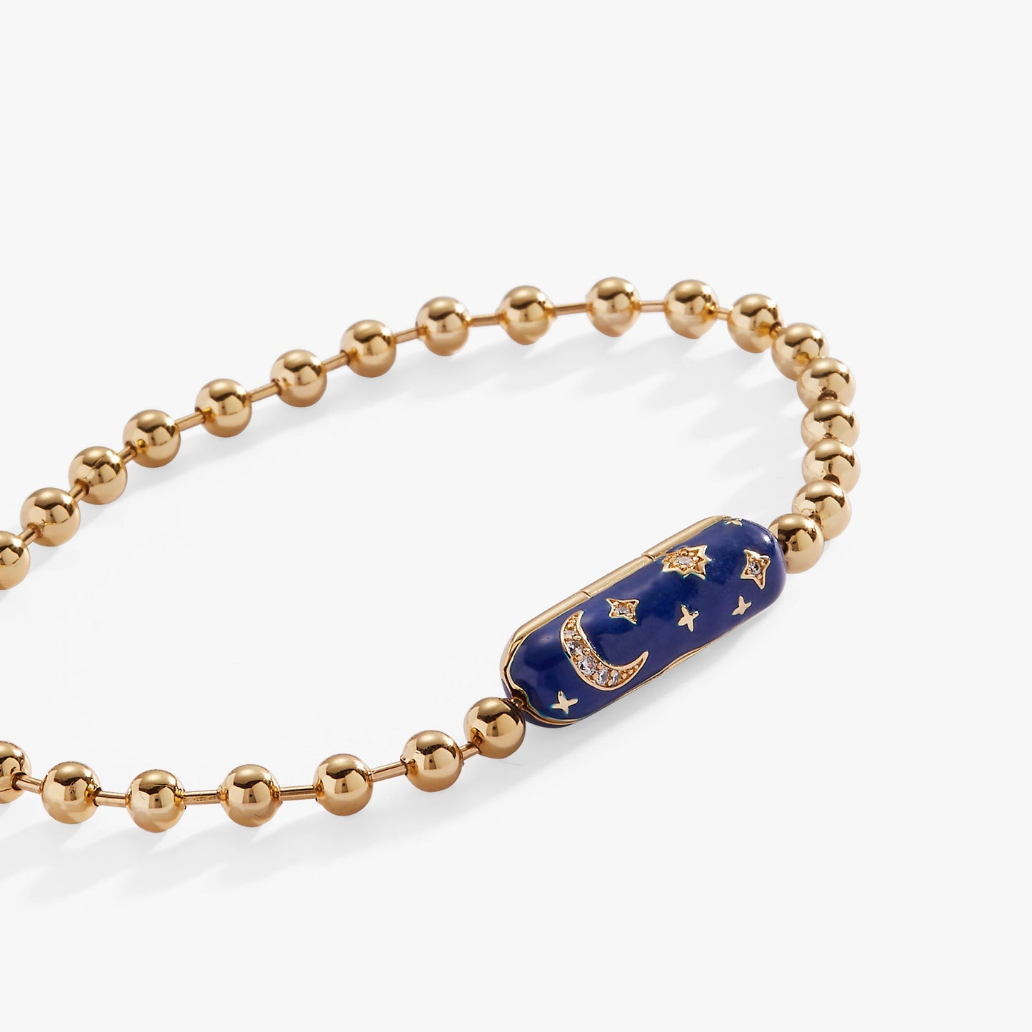 Starry Night Barrel Closure Bracelet Gold