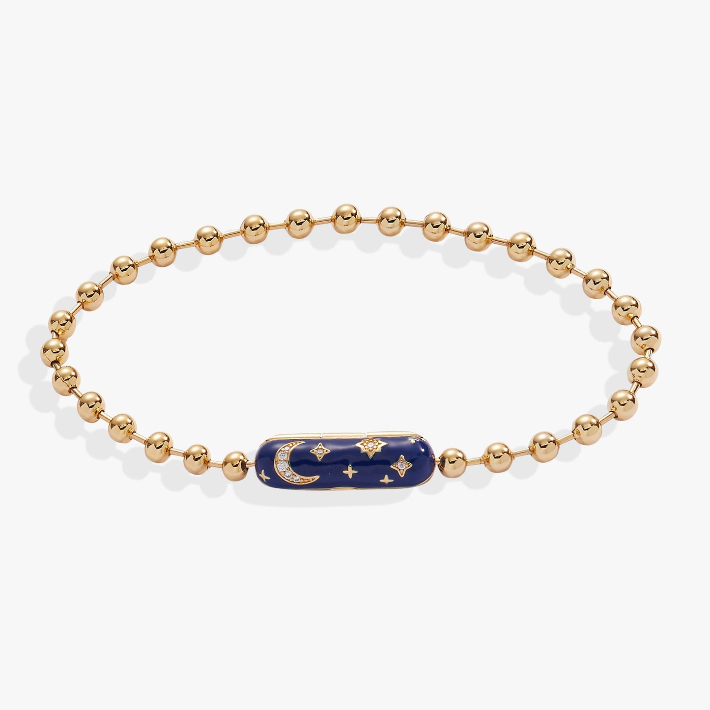 Starry Night Barrel Closure Bracelet Gold